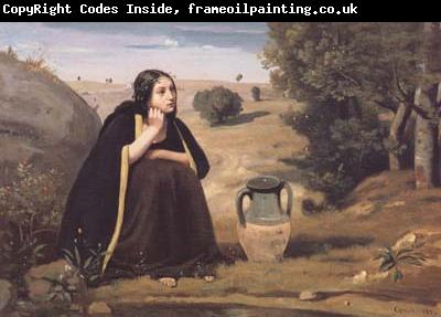 Jean Baptiste Camille  Corot Rebecca au puits (mk11)